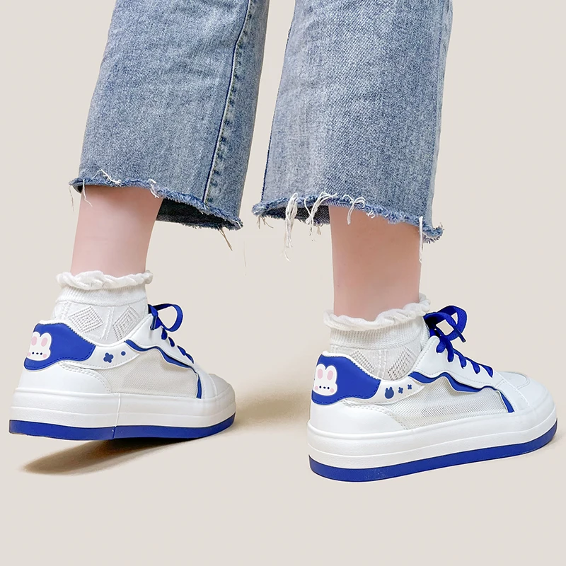 Женские кроссовки на плоской подошве Amy and Michael летние дышащие сетчатые для