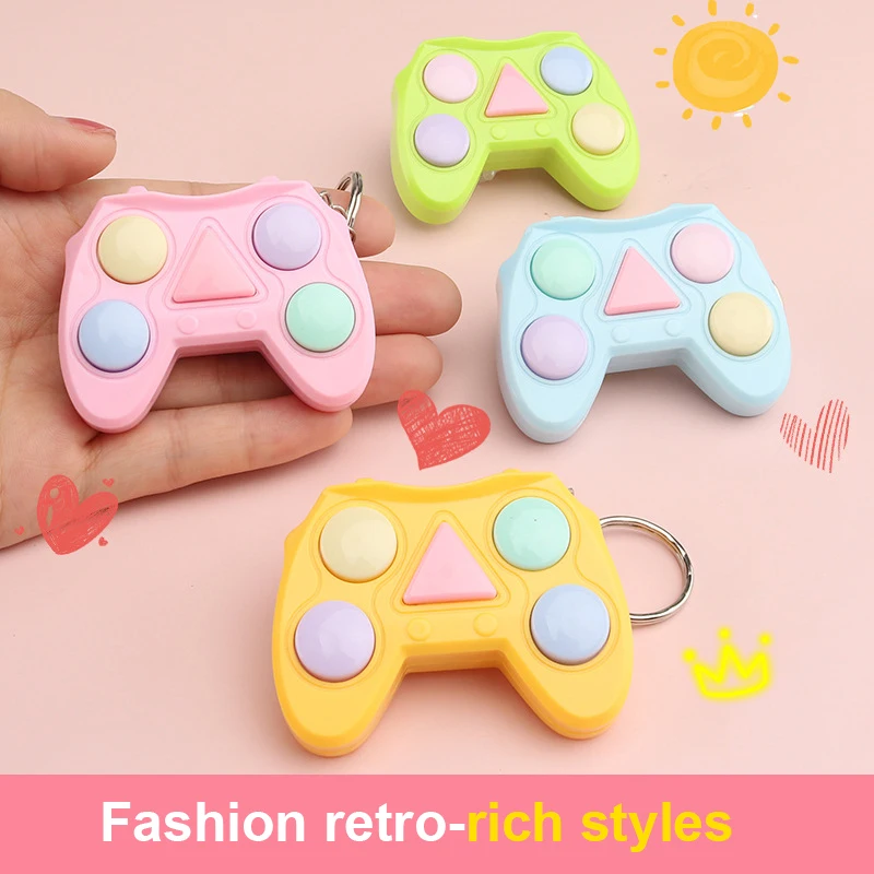 Baby Mini Fidget Simple Puzzle Bubble Toys Stress Relief Squeeze Squishy Montessori Toy Kids Dimple Anti-stress Children Gift images - 6