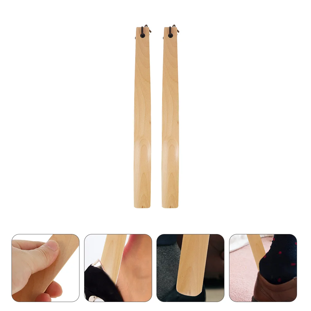 

2pcs Useful Shoes Horns Shoes Lifter Shoes Accessories for Hotel Home