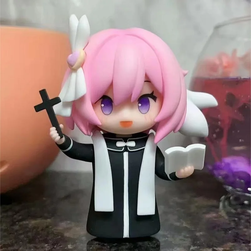 Фигурка героя из аниме «Honkai Impact3 Elysia Emen», дюйма, Q-версия, Elysian Kingdom, ПВХ экшн-фигурка, Коллекционная модель, кукла, игрушка для детей, подарок