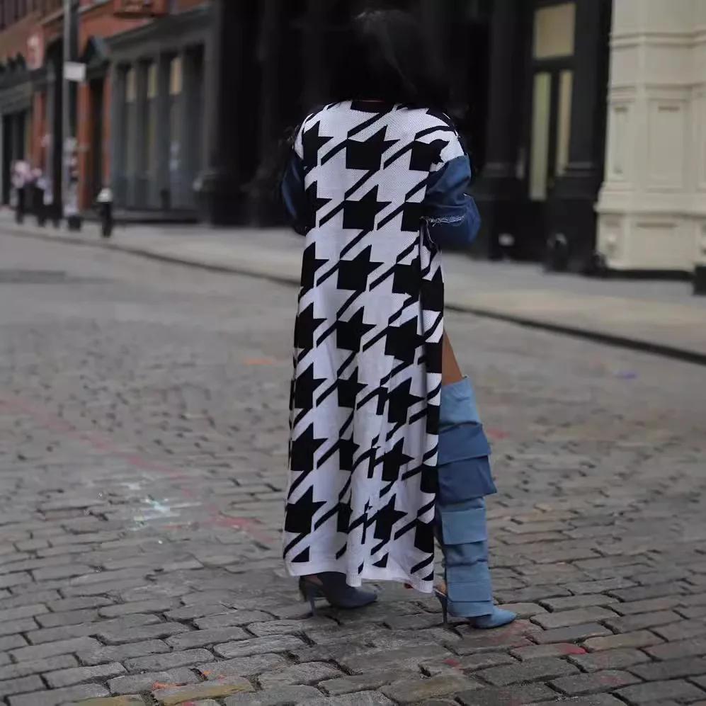 Модный женский свитер осень 2024 Кардиган с длинным рукавом уличная одежда