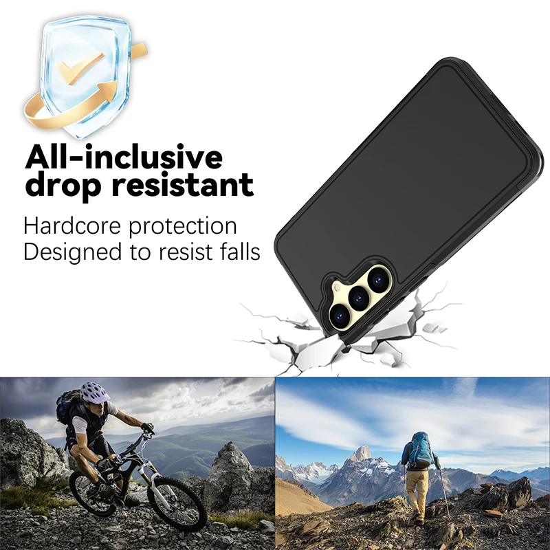 Защита от падения 2 в 1 бронированный чехол для Samsung Galaxy S24 Ultra Plus аксессуары