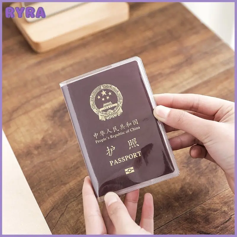 

Travel Waterproof Dustproof PVC Passport Document Set Protective Case Soft And Smooth Passport Protector