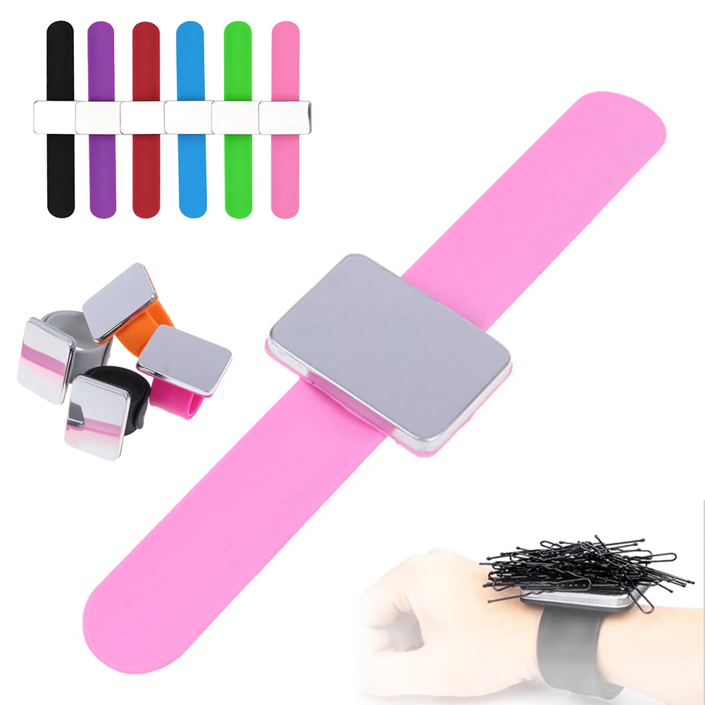 

Magnetic Pin Holder DIY Magnetic Sewing Tools Safety Pin Cushion Pin Storage Wrist Band Arm Pin Holder Pins Sewing Accessories