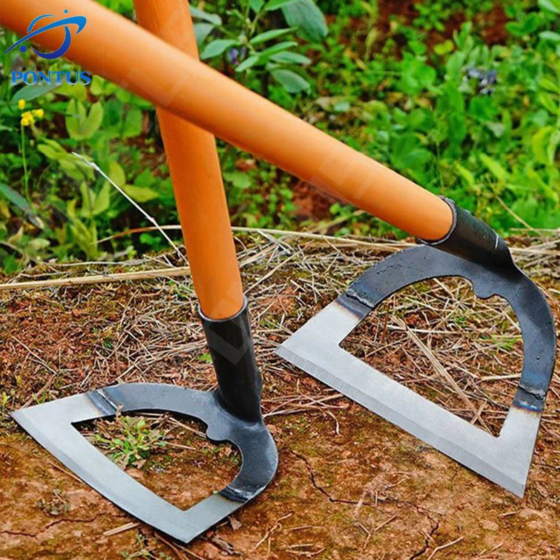 

Agricultural Hoes Weeding Rake Handheld Steel Hollow Hoe Planting Vegetable Farm Agriculture Weeding Equipment Garden Tools
