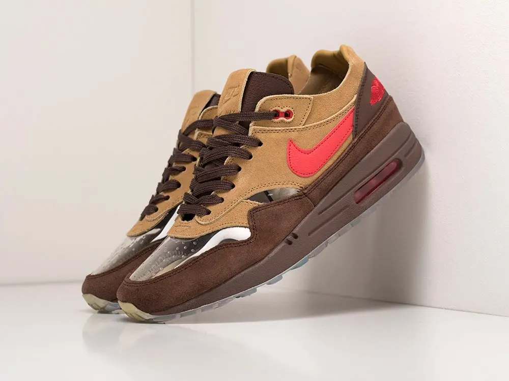 Кроссовки CLOT x Nike Air Max 1 Коричневый Демисезон Мужской - купить по  выгодной цене | AliExpress