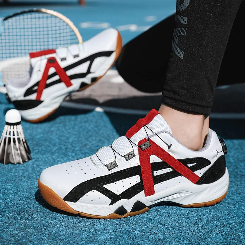 Women Men Badminton Shoes Light Breathable Outdoor Sports Training Athletics Sports Tennis Sneakers