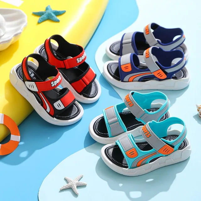 Children Summer Sport Sandals Soft Bottom Child Boys Girls Beach Shoes Baby Kids Shoes Anti-skip 1
