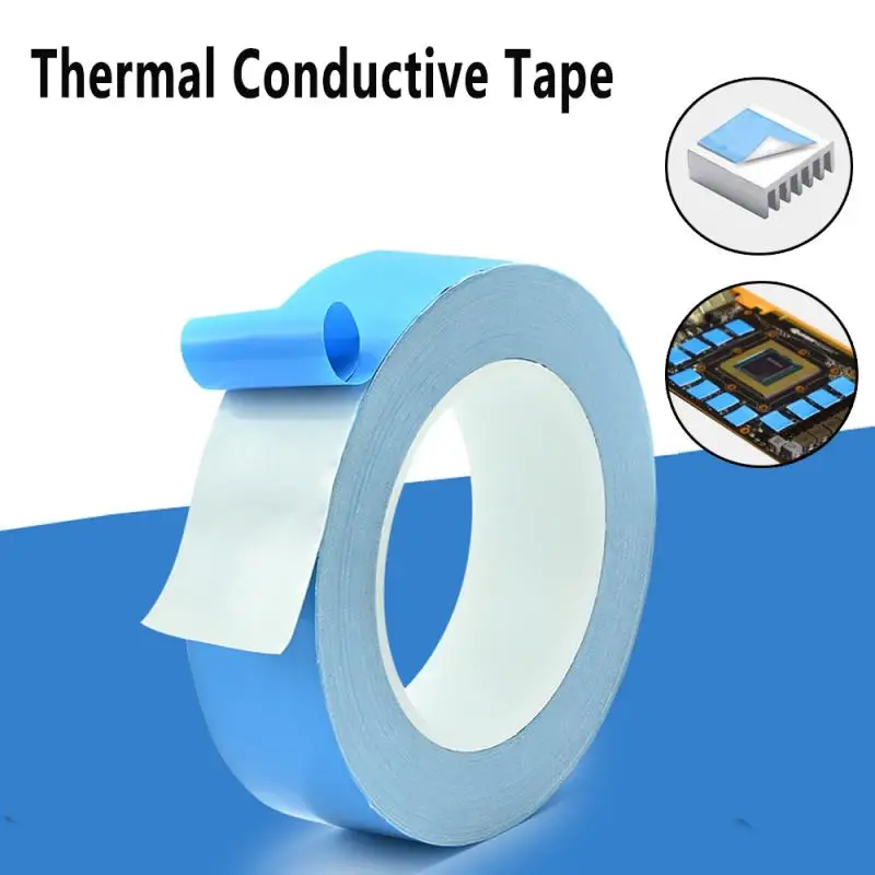 

25 м/рулон, двусторонняя термопроводящая клейкая лента, ширина 8-20 мм