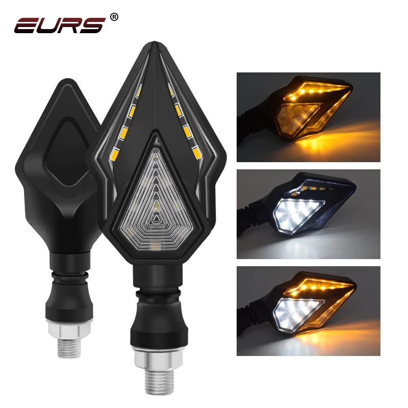 

2 шт., универсальные мотоциклетные фонари с указателем поворота