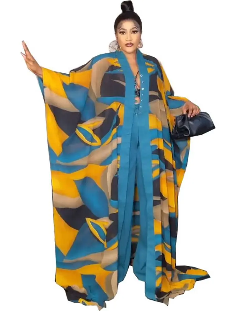 

Комплект из 2 предметов, африканская одежда для женщин, дашики, анкара, наряды, лето 2023, модные топы, брюки, костюмы, большие размеры, женское платье