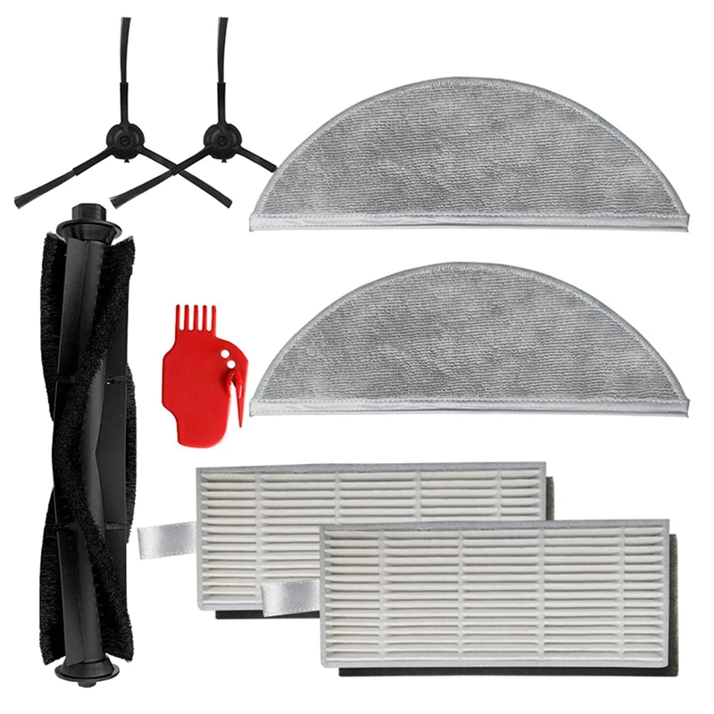 

Rolling Side Main Brush HEPA Filters Mops Cloths Rag Replacement Accessories for Lydsto R1 Vacuum Cleaner Spare Parts