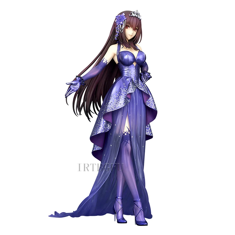 

26CM Ques Q Scathach Figure Adult Girl Fate/Grand Order Heroic Spirit Formal Dress Lancer PVC Action Figure Collection Toy Gifts