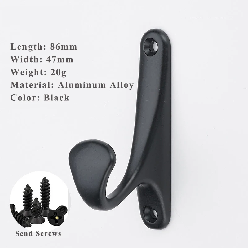 

Крючок ЛСТАБАН черный золотой цинковый сплав