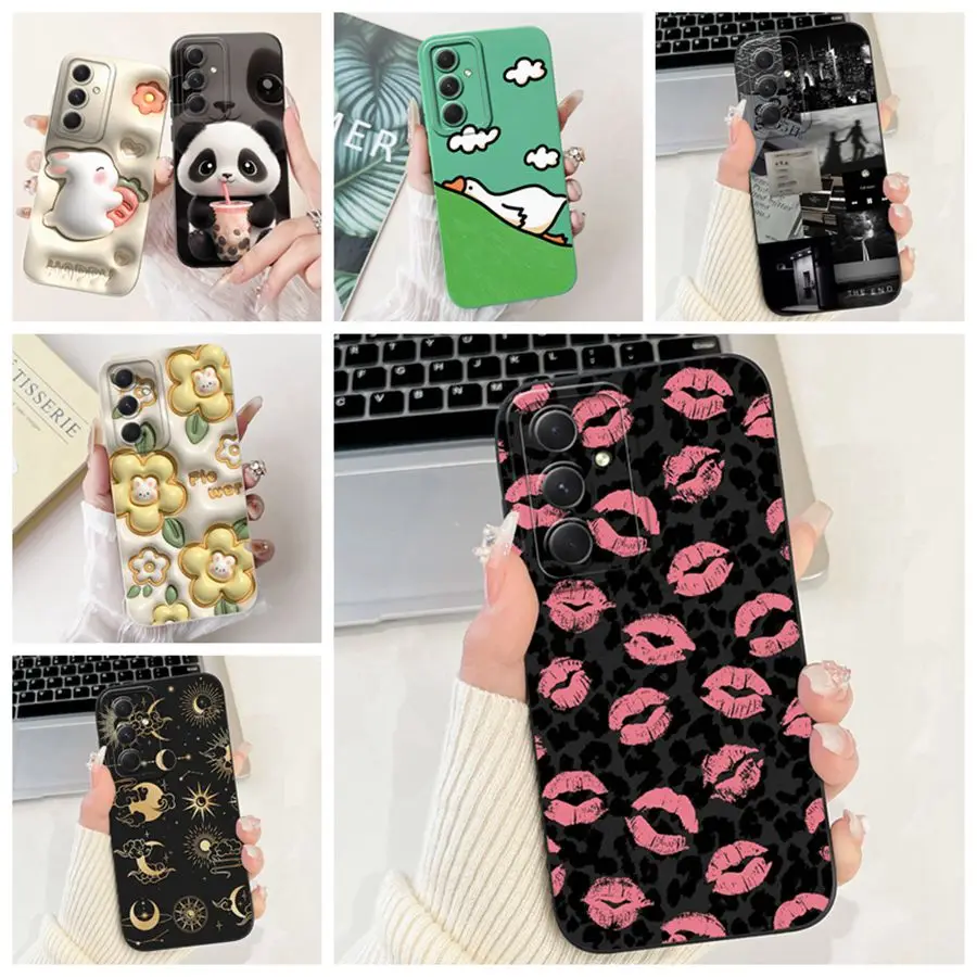 Чехол для Samsung Galaxy A55 A53 5G A52 A52s новый стиль силиконовая мягкая задняя крышка SM-A556B