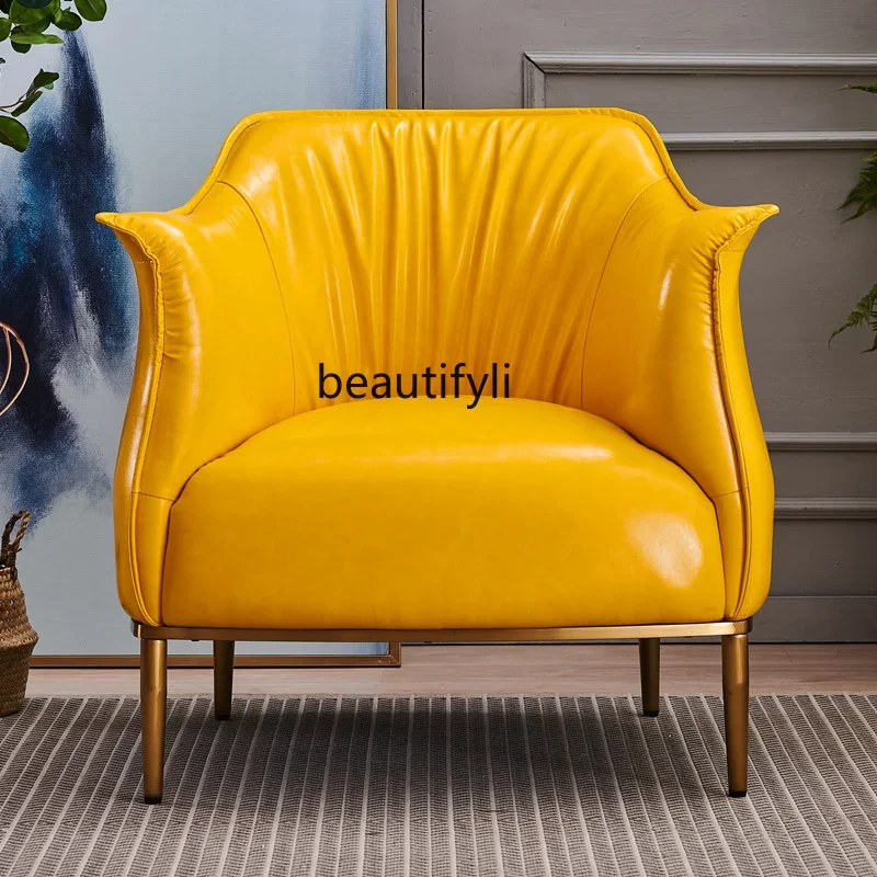 Роскошное кресло светильник современный одноместный диван в скандинавском