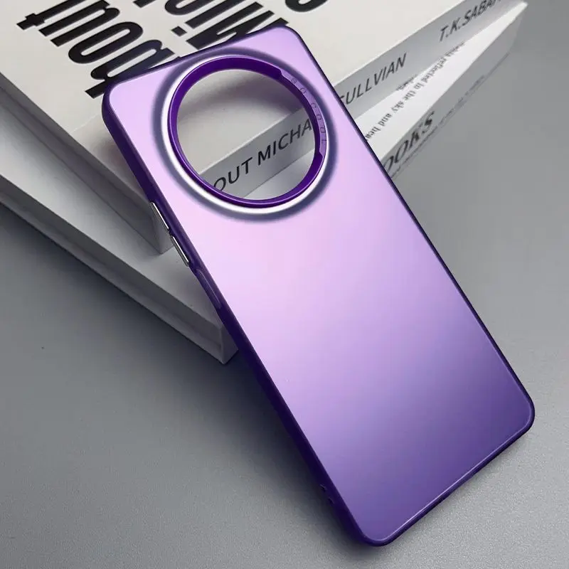 Чехол для телефона Huawei Mate 50 Pro 50e матовый цветной бампер с лазерным рисунком