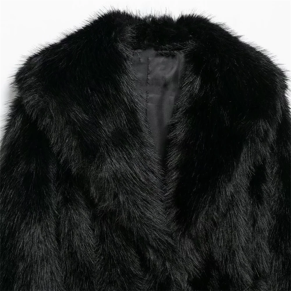 RZRA 2024 повседневное универсальное темпераментное теплое толстое пальто средней