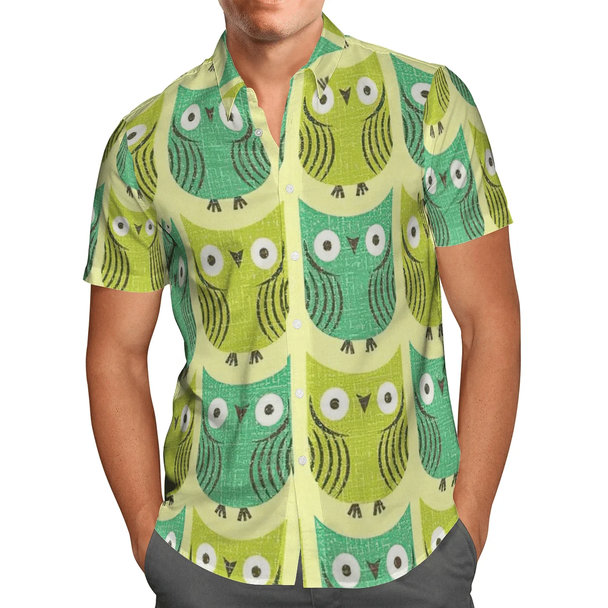 Hawaiian Shirt Button shirts Summer Holiday Casual Beach Animal Short-sleeve 3D Printed 2022 Fashion Mens Hip Hop Lapel US Size