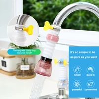 extendable kitchen faucet splash filter 360 rotating faucets nozzle save water bathroom spiral shower sprayer tap accessories
