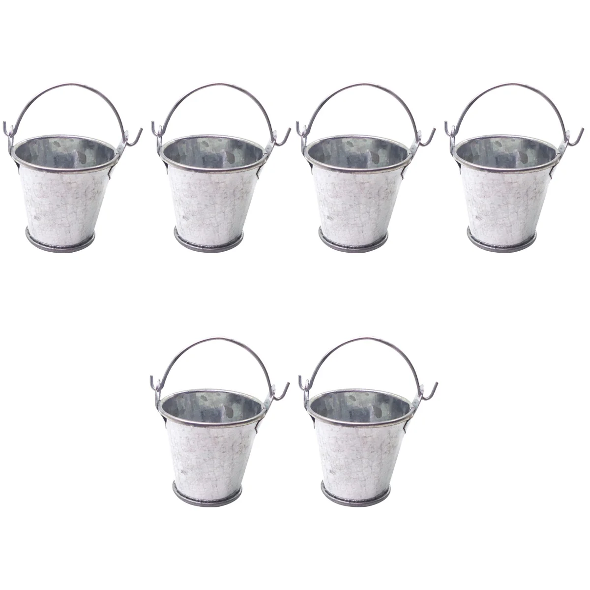 

Mini Bucket Buckets Pails Tin Metal Ice Miniature Decoration Tiny Candy Scene Supplies Cans Bars Containers Pail Party Iron