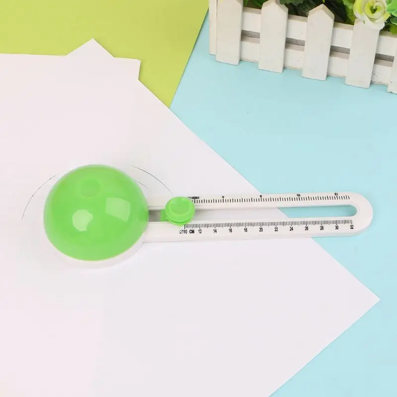 

Simple Plastic Round Cutting Knife Model Compass Circle Circular Cutter for Pape