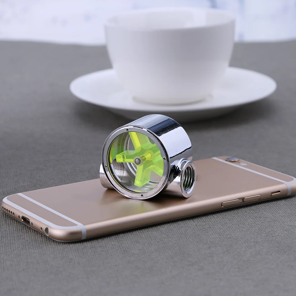 

G1/4 5-Leaves Impeller Metal Water Flow Meter for PC Water Cooling System