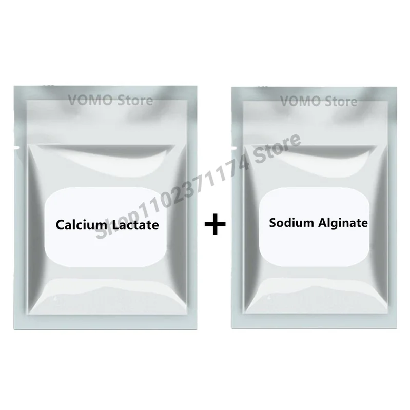 

Calcium Lactate + Sodium Alginate - Molecular cuisine Spherification