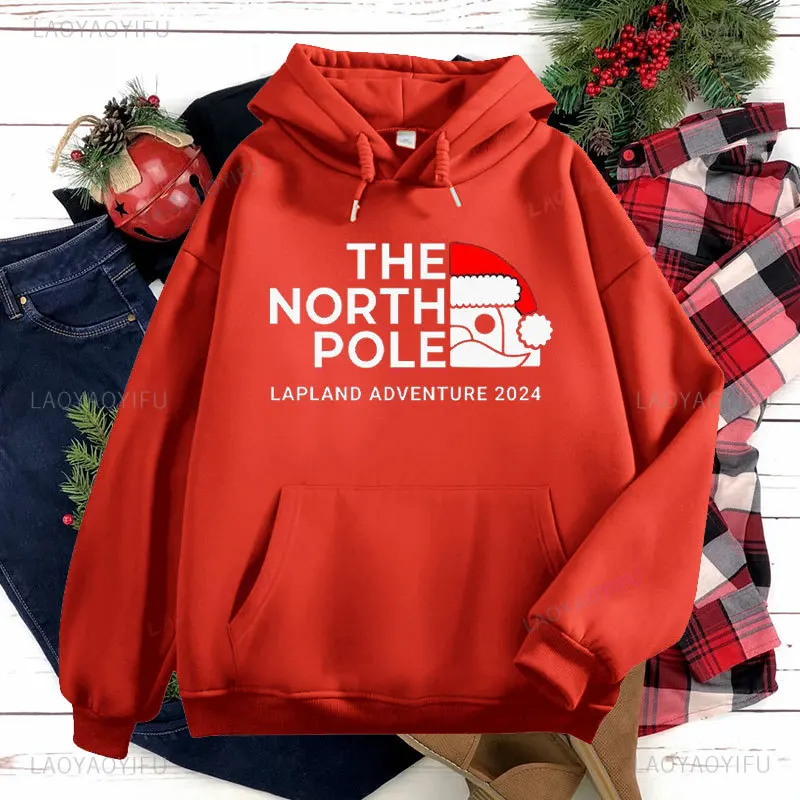 Теплая толстовка с лацканами одинаковые семейные праздники Рождественский
