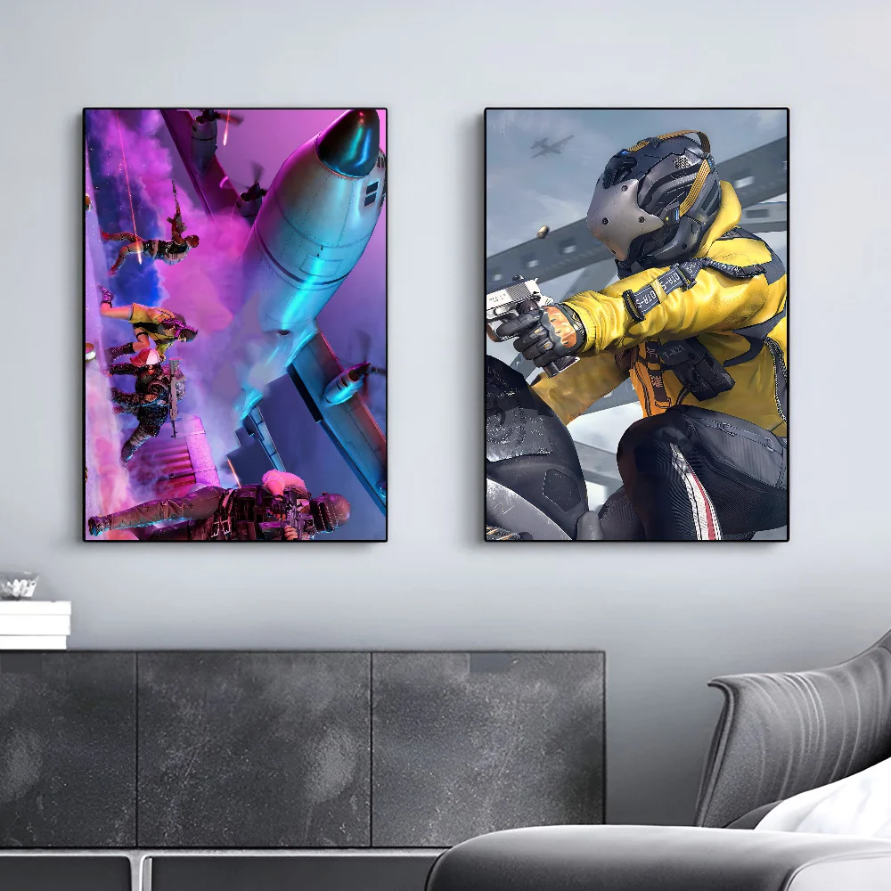 Современный стиль PUBG 3D постер популярный художественный настенный декор для