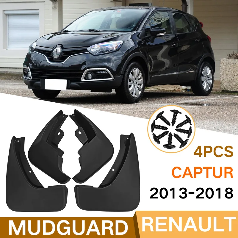 

Брызговики для renault Captur 2013-2018, брызговики, передние и задние крылья, автомобильные аксессуары