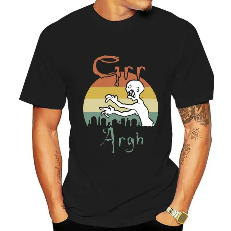 Grr Argh Баффи рассекающий вампира зомби Мужская Женская футболка унисекс Топ 3669