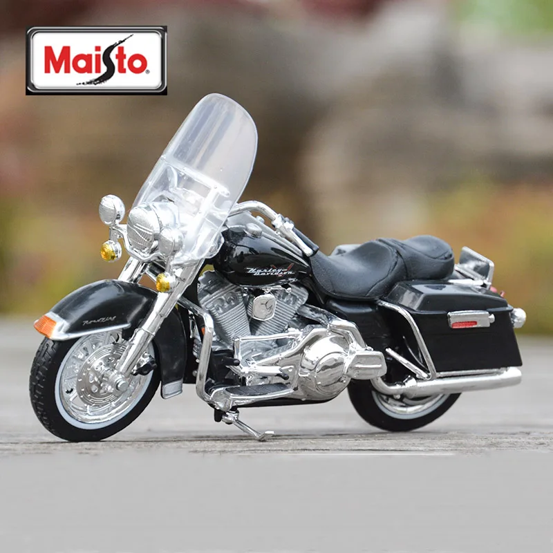 

Maisto 1:18 Harley 1999 FLHR Road King Alloy Motorcycle Model Diecast Metal Toy Street Motorcycle Model Simulation Kids Toy Gift