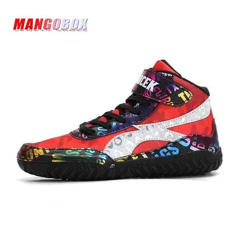 

New Wrestling Shoes Childrens Boxing Shoes Gymnasium Sports School Comprehensive Training Shoes Practice Fighting Training Shoe