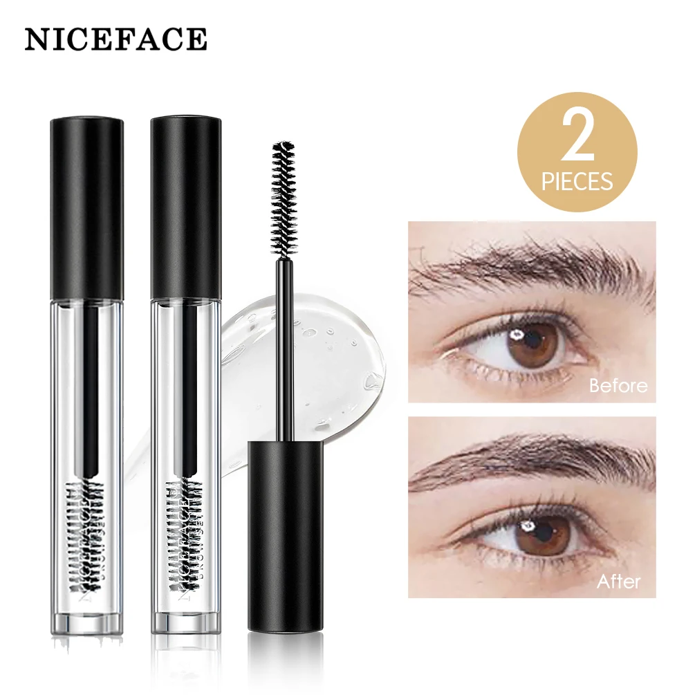 NICEFACE 2 шт. водостойкое мыло для бровей воск пушистые перья помада гель укладки
