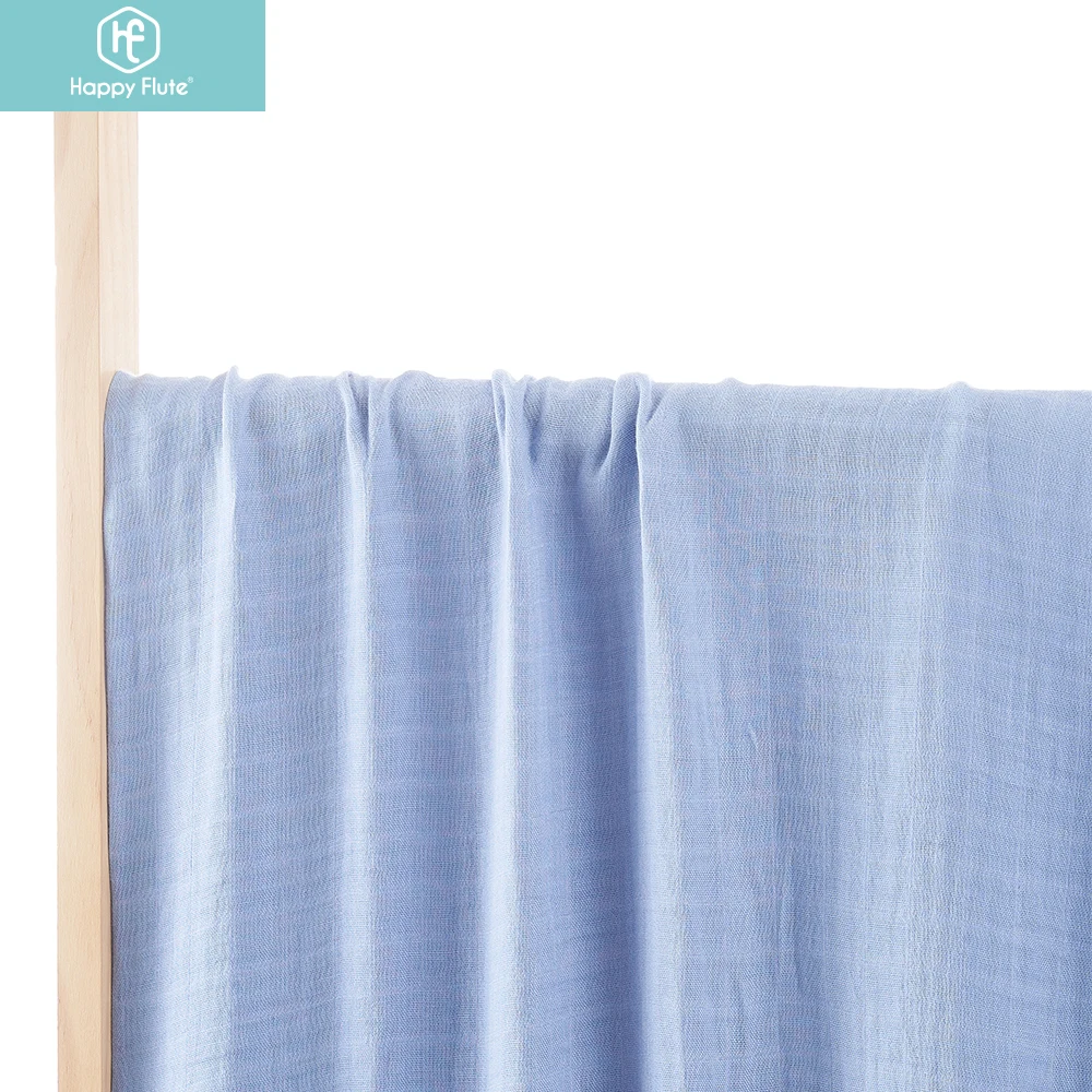 

Happyflute 120*110 Cm 70% Bamboo+30% Cotton Soft Baby Swaddle Wraps Cotton Comfortbale Muslin Blankets Newborn Muslin Swaddle