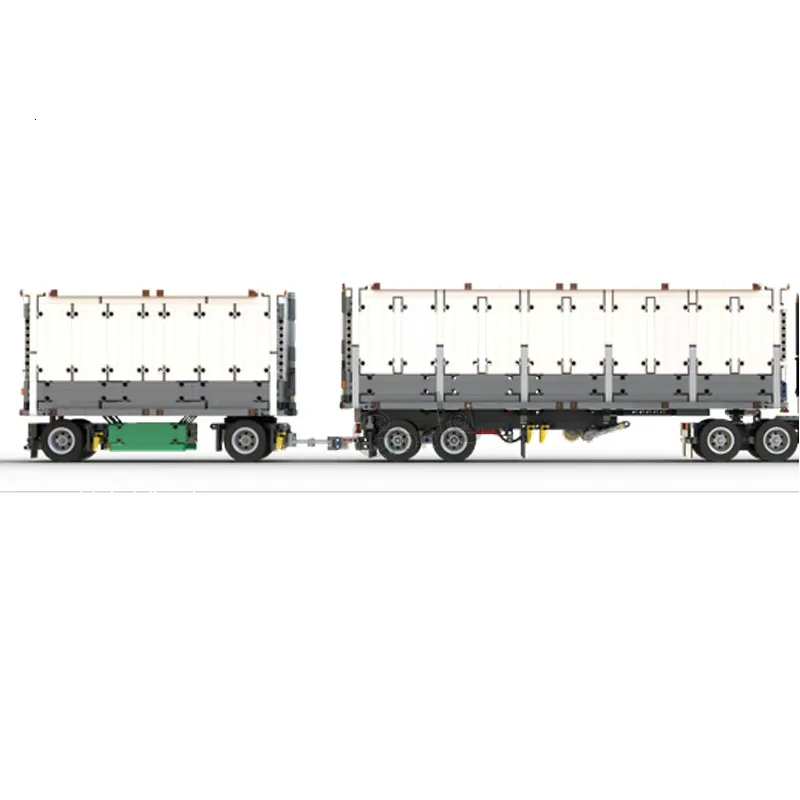 Батарейный блок-контейнер для перевозки грузов 20 футов с прицепом