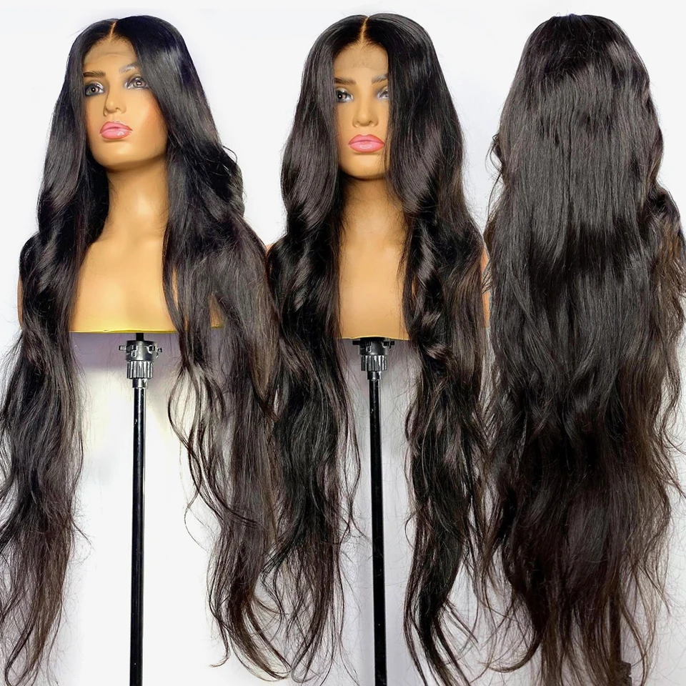 Парик из прозрачных человеческих волос 30 Дюймов дюймов