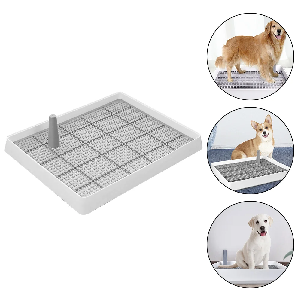 

Toilet Tray Dog Pet Training Pad Puppy Holder Potty Indoor Mesh Dogs Pads Potties Pee Trainer Grate Pets Grid Sit Household