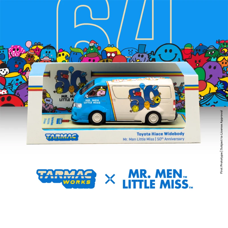 

Tarmac работает TW 1:64 Hiace MPV широкополосный модифицированный масляный бак в упаковке Коллекционная Миниатюрная модель автомобиля из сплава