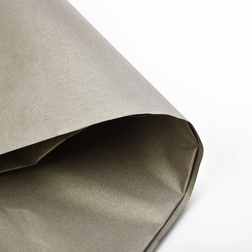 

RFID Signal Cloth Shielding Fabric High Electromagnetic Shielding Nickel Copper Faraday Fabric Plain Silver Gray EHM-P-3