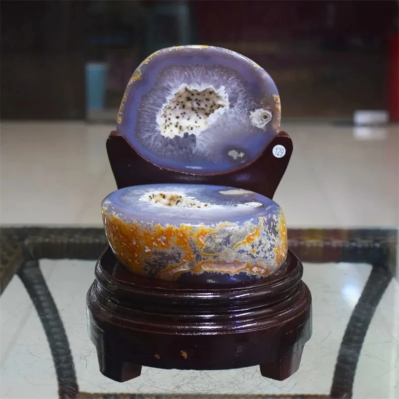 1Pcs Jewelry Natural Crystal Corbaite Amethyst Rough Stone Decoration Ornaments Home Office Money Bag Living Room Porch Gifts