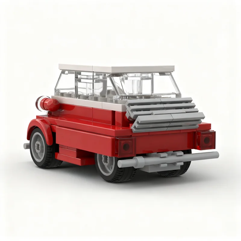 Набор строительных блоков MOC BMW Isetta 300 (111 деталей) — коллекционная модель гоночного автомобиля, конструктор, уличная игрушка, подарок для взрослых (art.: 3920dc12f34db) - 3920dc12f34db