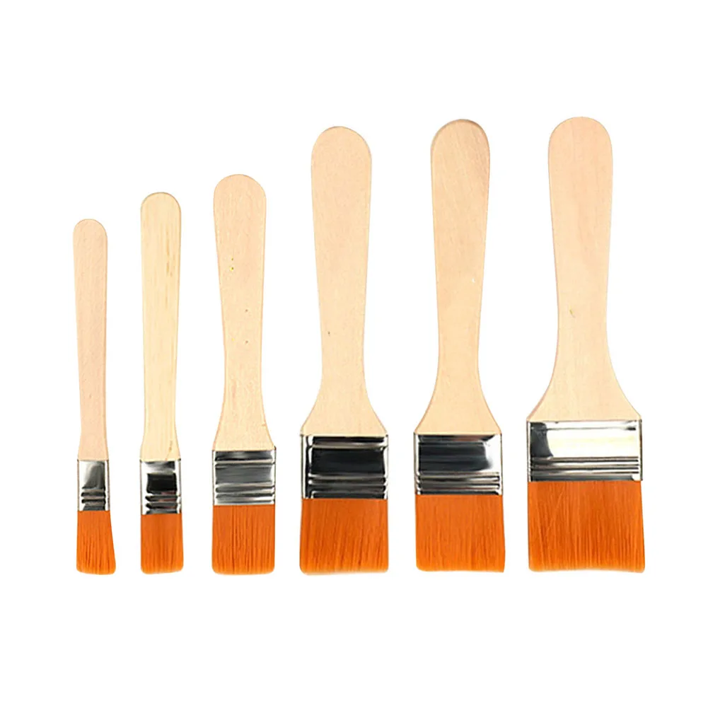 

Memory Nylon Paint Brushes Set For Acrylic Oil Drawing Watercolor Wooden Painting Brush Tools Art Supplies Multifunction Brush