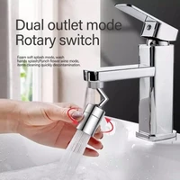 2 styles 720 degree adjustment bathroom kitchen diffuser dual use faucet swivel end filter water saving tap