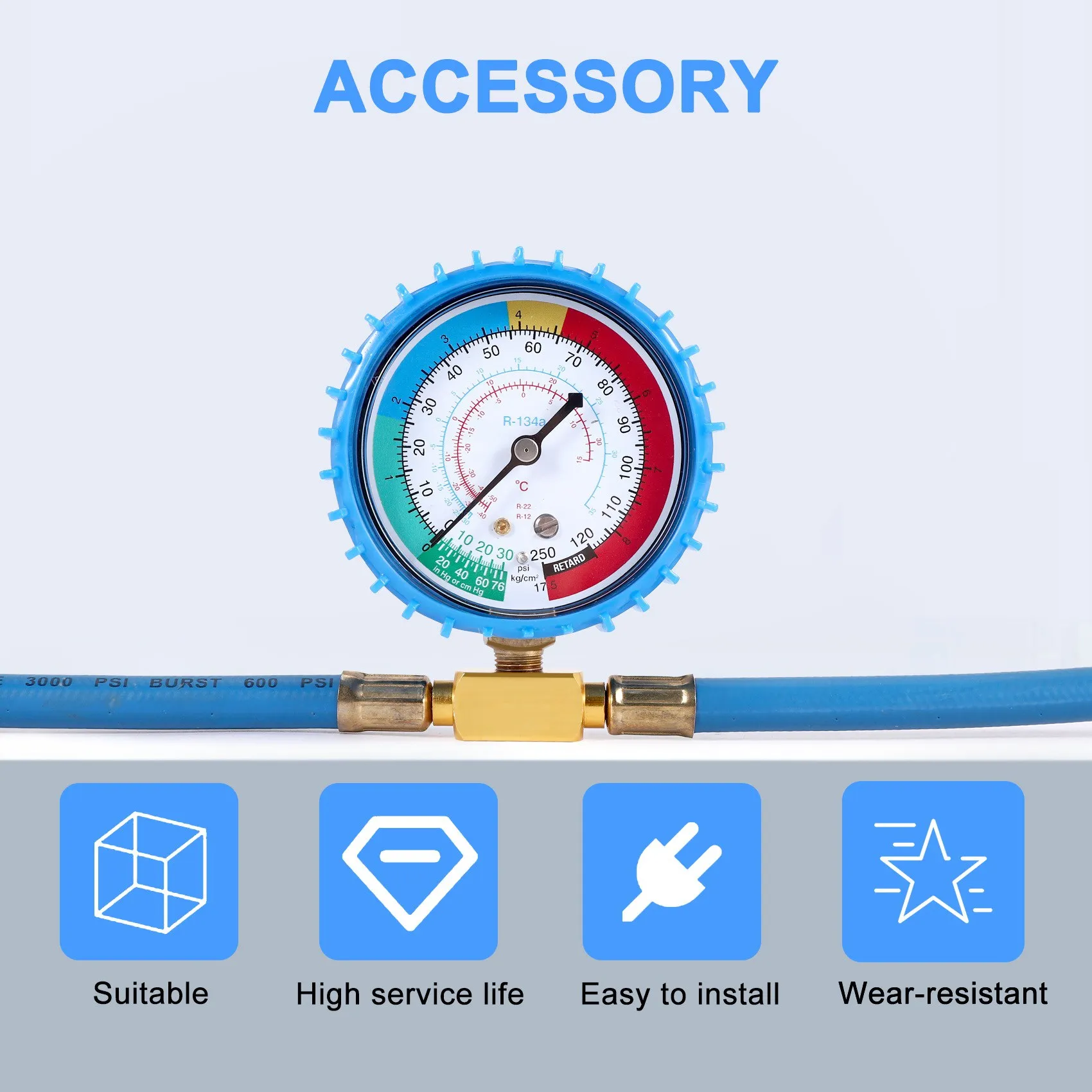 Рефрижератор R134A заряжаемый шланг для холодильника быстрая зарядка хладагента с