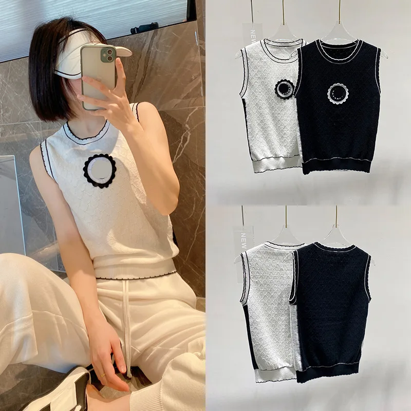 

Женская футболка на бретельках, трикотажная футболка в Корейском стиле с контрастными стразами, лето