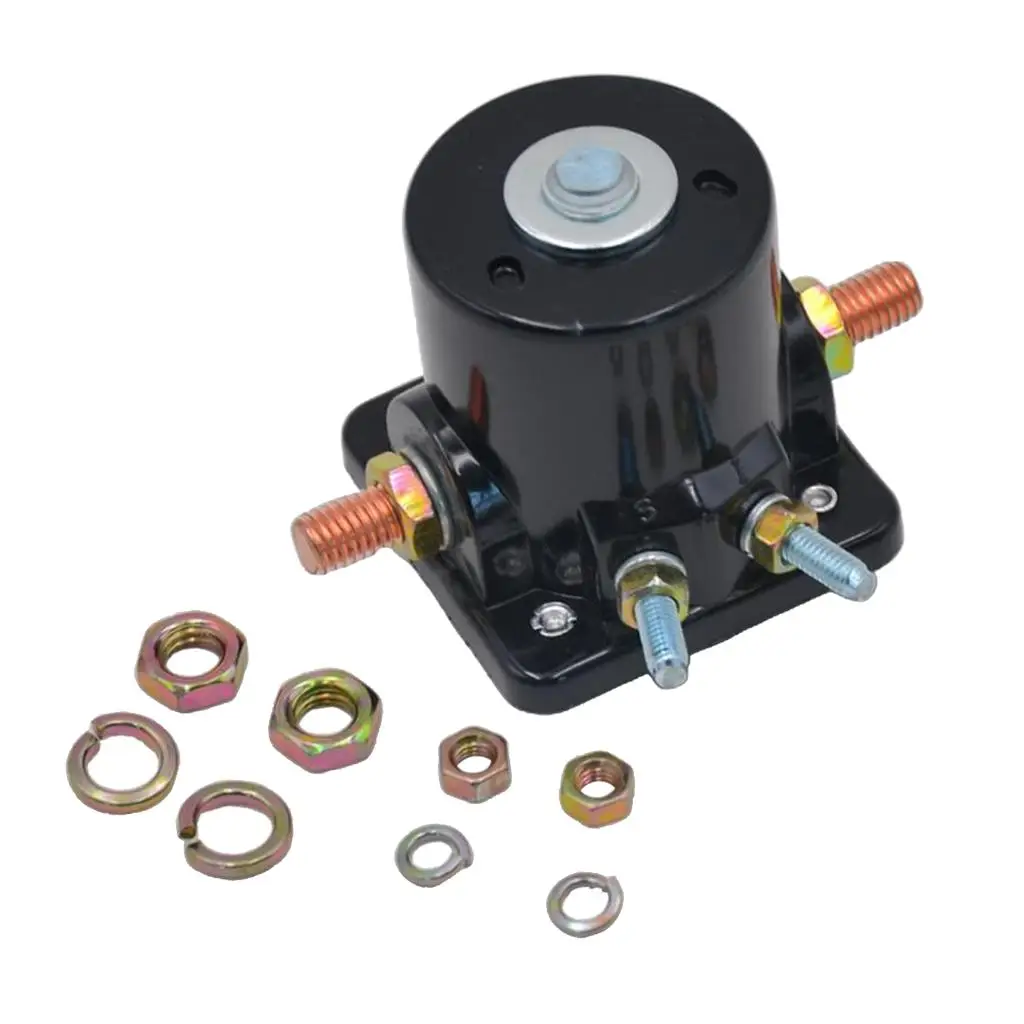12 Вольт Черный стартер реле соленоид Замена для подвесного 18-5808