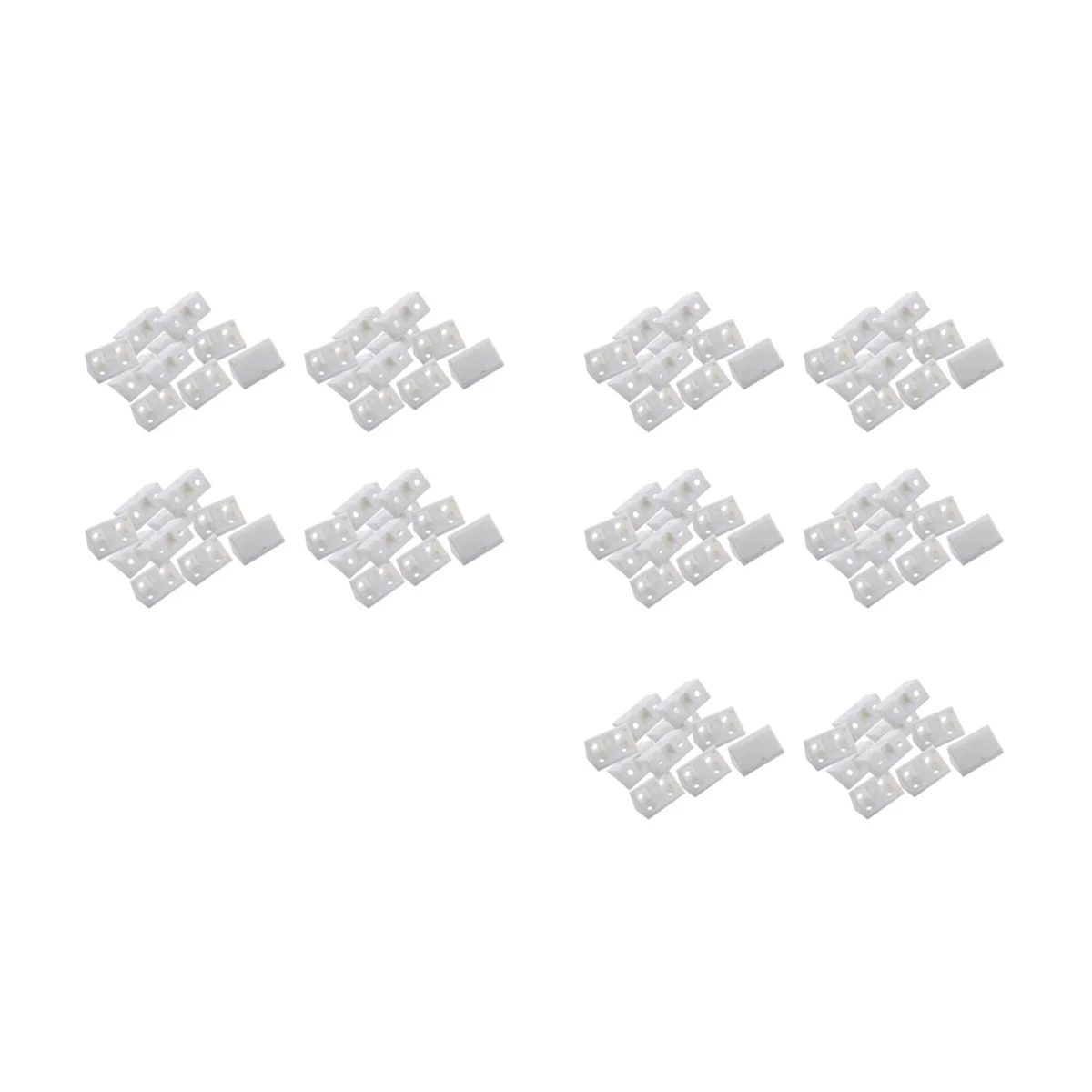 

Крепеж для мебели, кабинета, фотоэлемент, угловые кронштейны, белый, 100 шт.