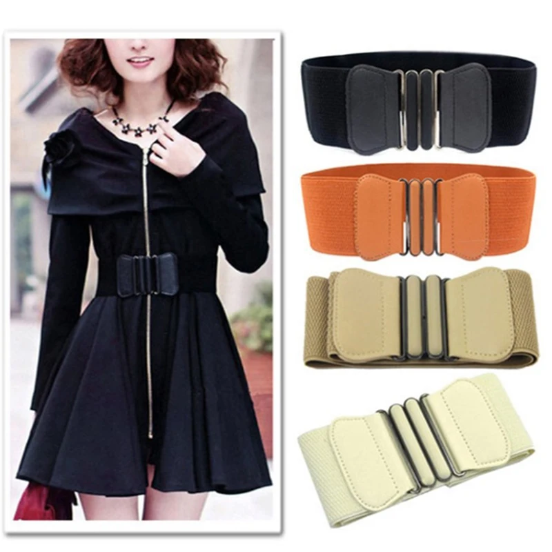 

Retro Waistband Belts For Women Belt Loose Wide Buckle Belt For Dress Jacket Cummerbunds Women Corset Belt